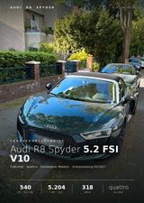 Audi R8 5.2 FSI S tronic quattro Spyder - Audi R8: Tron