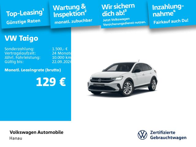 Volkswagen Taigo 1.0 TSI Energy Navi Panoramadach Spurwechs