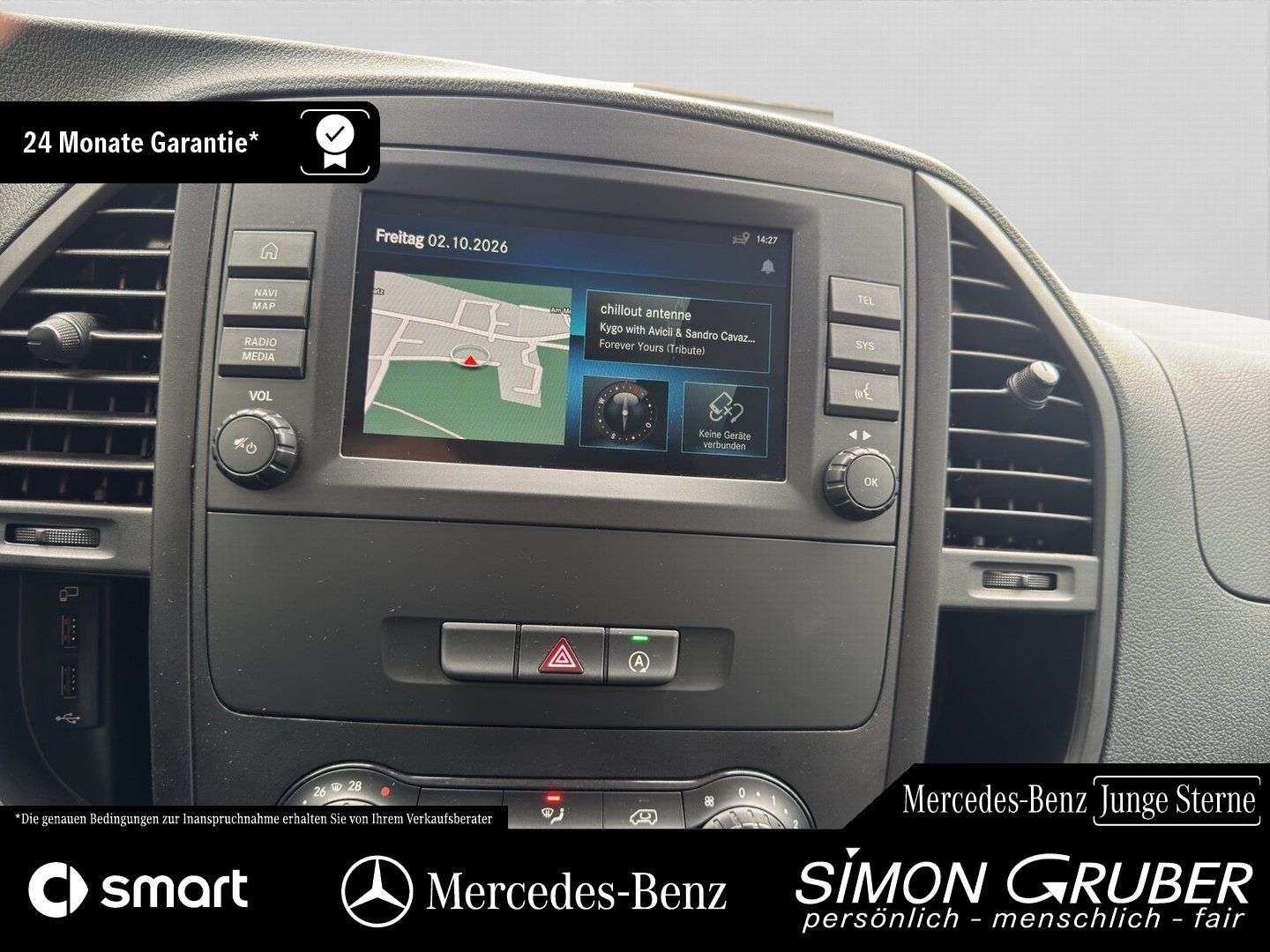 Fahrzeugabbildung Mercedes-Benz Vito 114 CDI Mixto lang Navi Klima Temp. 6 Sitze