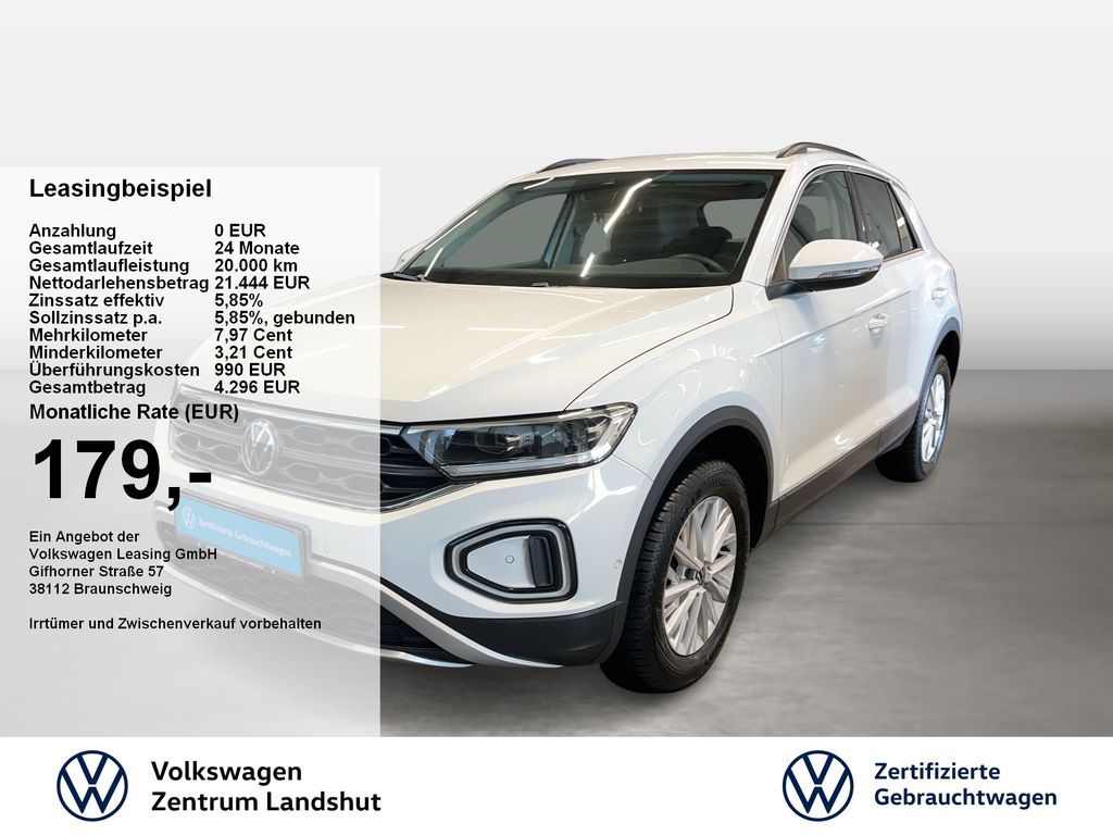 T-Roc Life 1.0 TSI 2xKlima KlimaA LED LM Navi