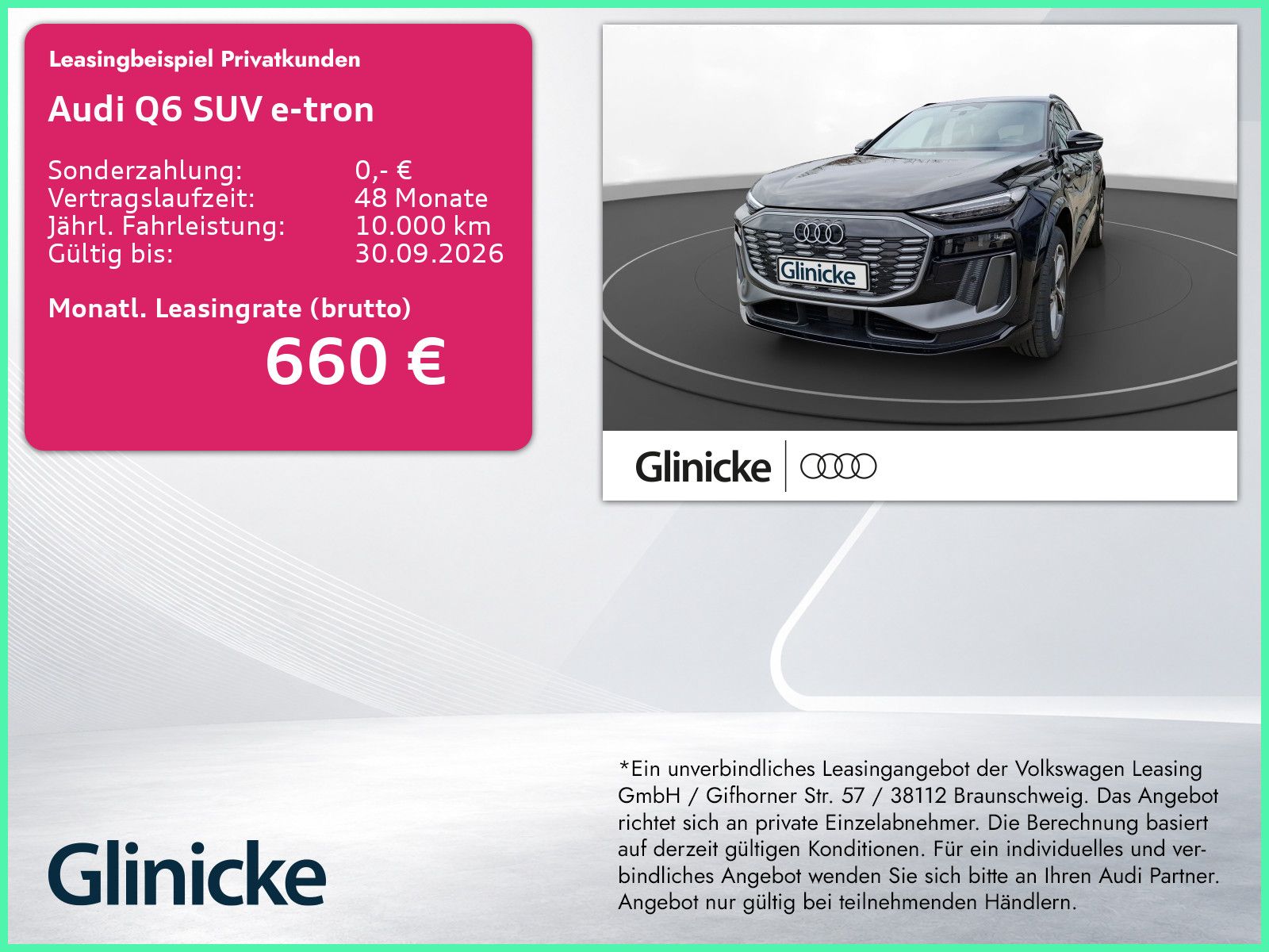 Audi Q6 SUV e-tron Q6 SUV S line business e-tron perf