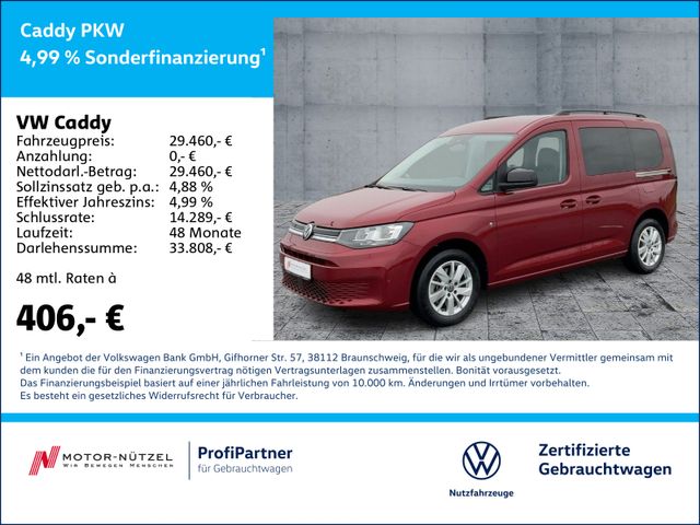 Volkswagen Caddy 1.5 TSI DSG LIFE APP+SHZ+2xPDC+MFL+DAB+AHK