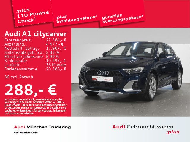 Audi A1 citycarver 35 TFSI S tronic basis MMI+ LED Pl