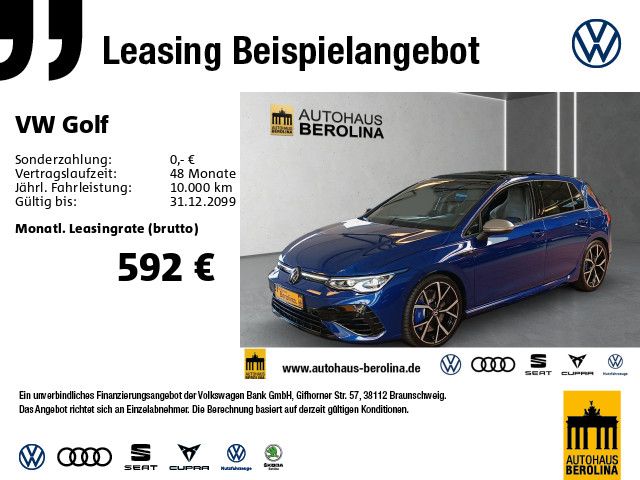 Vorschaubild: VW Golf VIII R 2.0 TSI 4M DSG *PANO*IQ-MATRIX*HuD* (Fahrzeug-Nr. L05285)