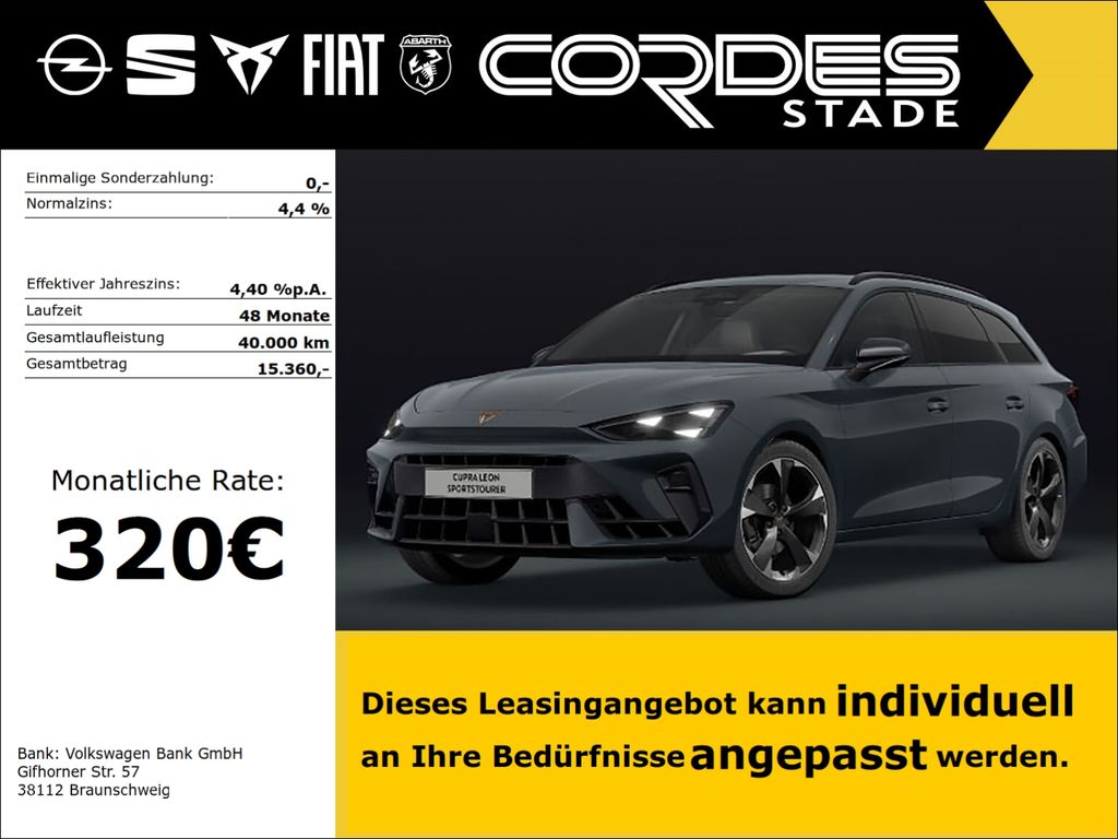 Leon CUPRA Sportstourer 1.5 TSI 110 kW (150 PS)