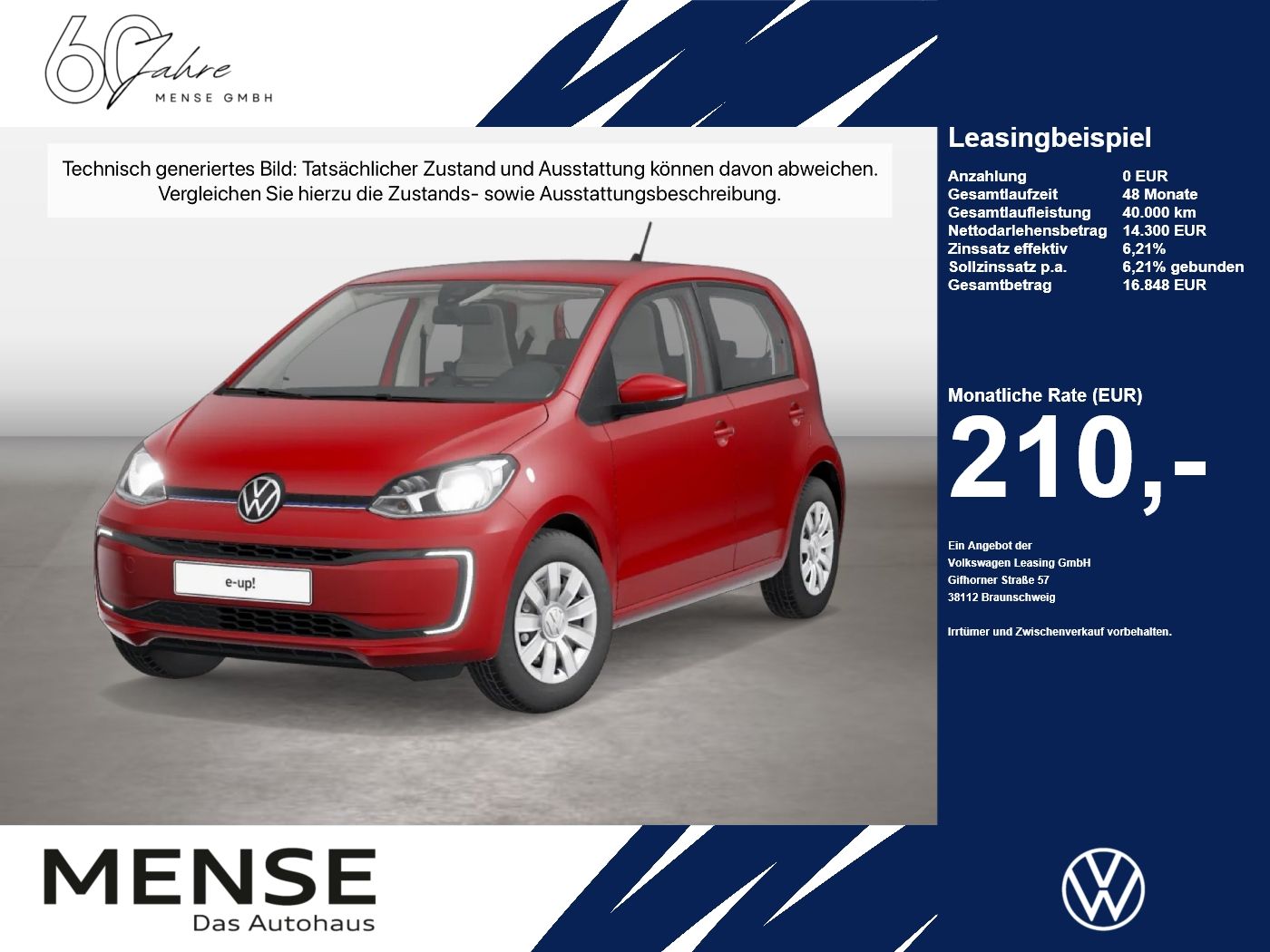 Volkswagen e-up! move up ! Kamera KlimaA PDC AUT
