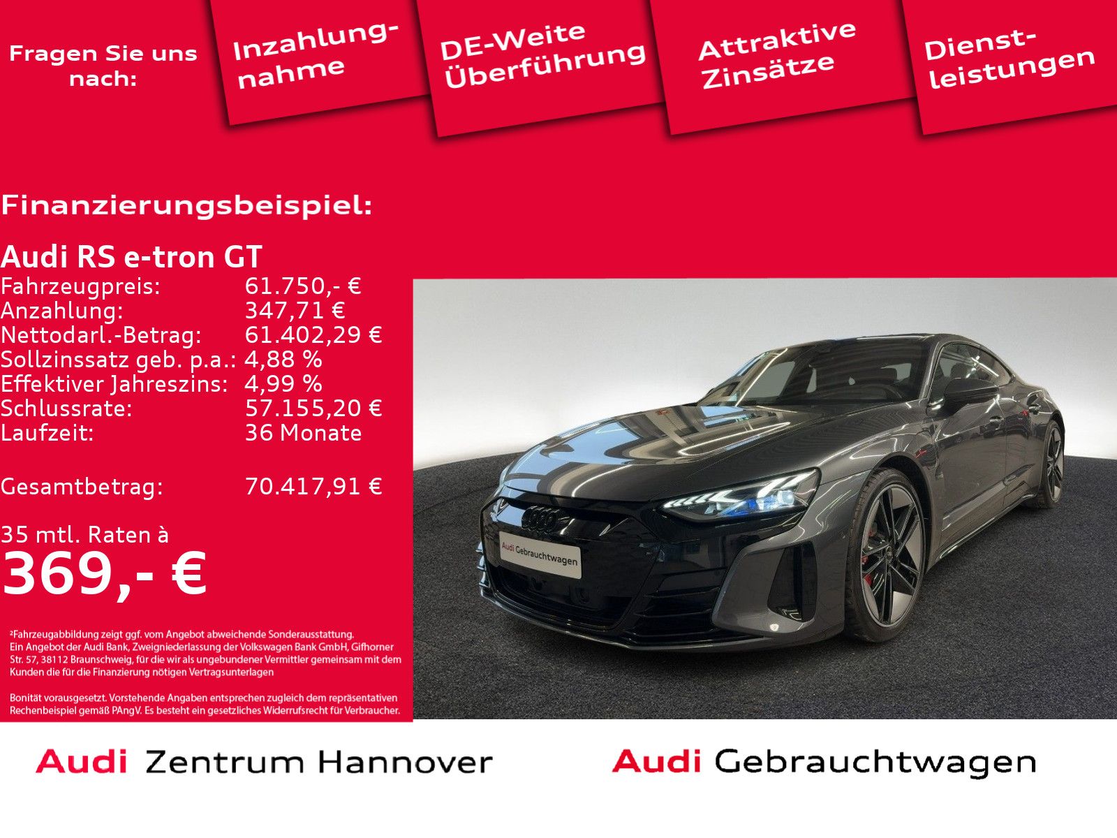 Audi RS e-tron GT quattro Head-Up Pano Laser B&O Memo