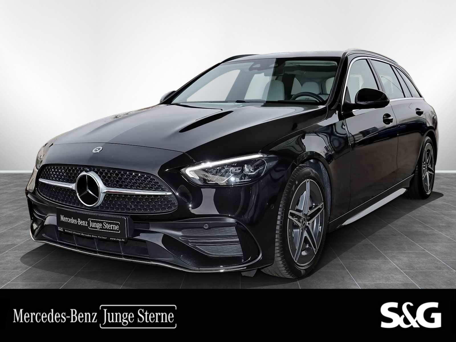 MERCEDES-BENZ C 180 T AMG DISTRONIC+KAMERA+CARPLAY+LED+18"