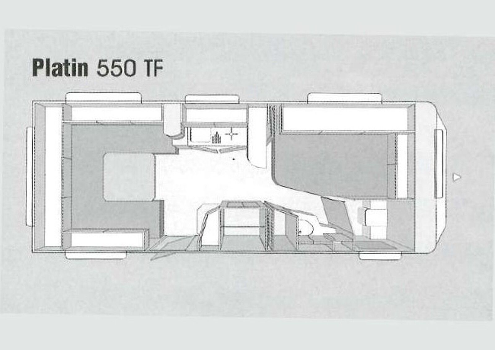 Fahrzeugabbildung Fendt Platin 550 TF Mover Klima Autark Solar Sat/TV