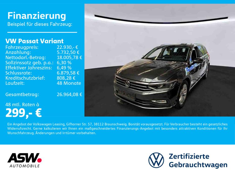 Volkswagen Passat Elegance 2.0TDI LEDER AHK RFK SHZ