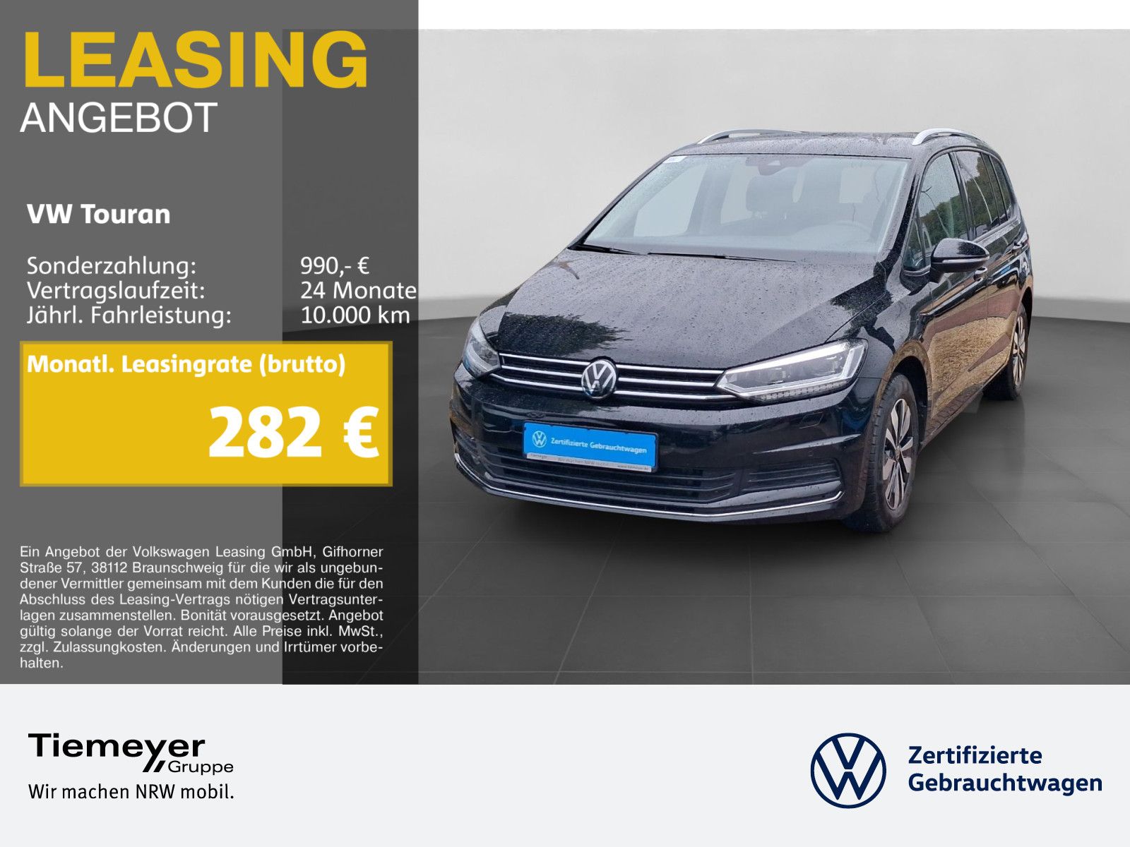 Volkswagen Touran 2.0 TDI DSG GOAL IQ.LIGHT 7SITZE NAVI AHK