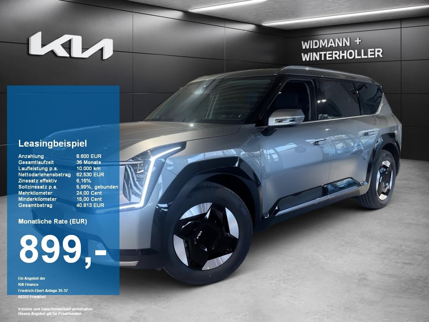 Kia EV9 AWD Earth STD 2xKlima ACC Bel.Sitz Kam. LED