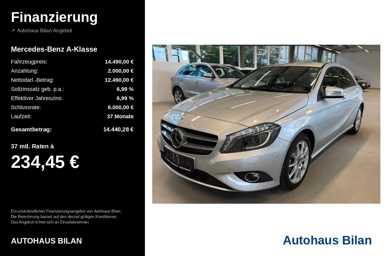 Mercedes-Benz A 180 Kamera Bi-Xenon SHZ LED Automatik