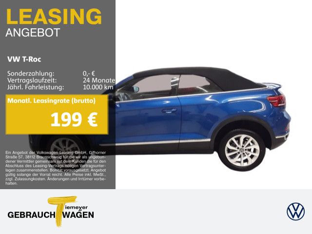 Volkswagen T-Roc Cabrio 1.0 TSI STYLE ST.HEIZ LED+ VIRTUAL