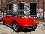 Corvette C3 Cabrio SB Sidepipes 4-speed - rote Corvette C3