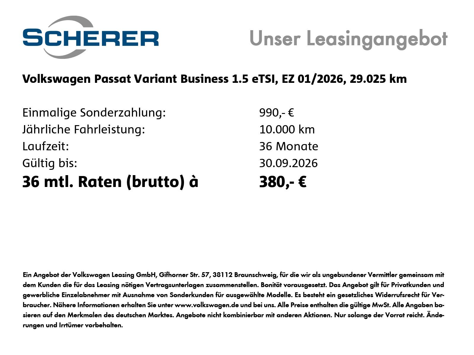 Volkswagen Passat Business 1.5 eTSI, DSG, BUSINESS, IQ.DRIV, миниатюра 16