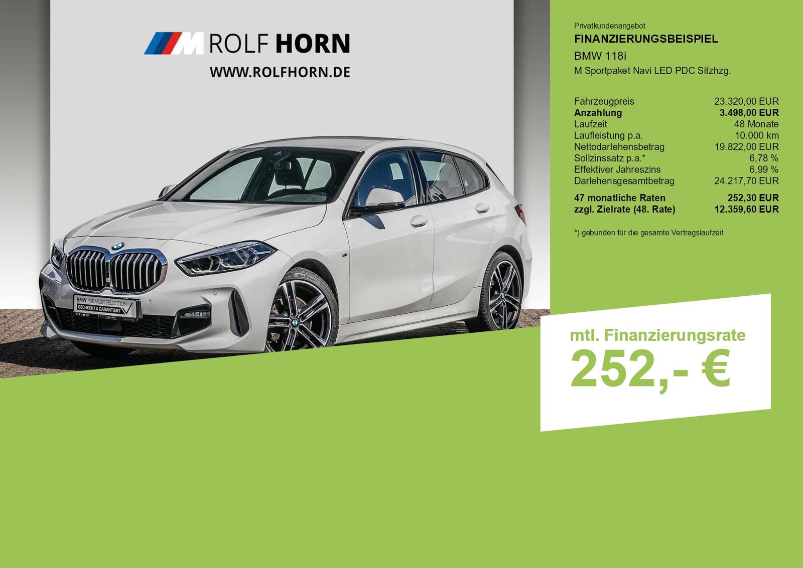 BMW 118i M Sportpaket Navi LED PDC Sitzhzg foto 3