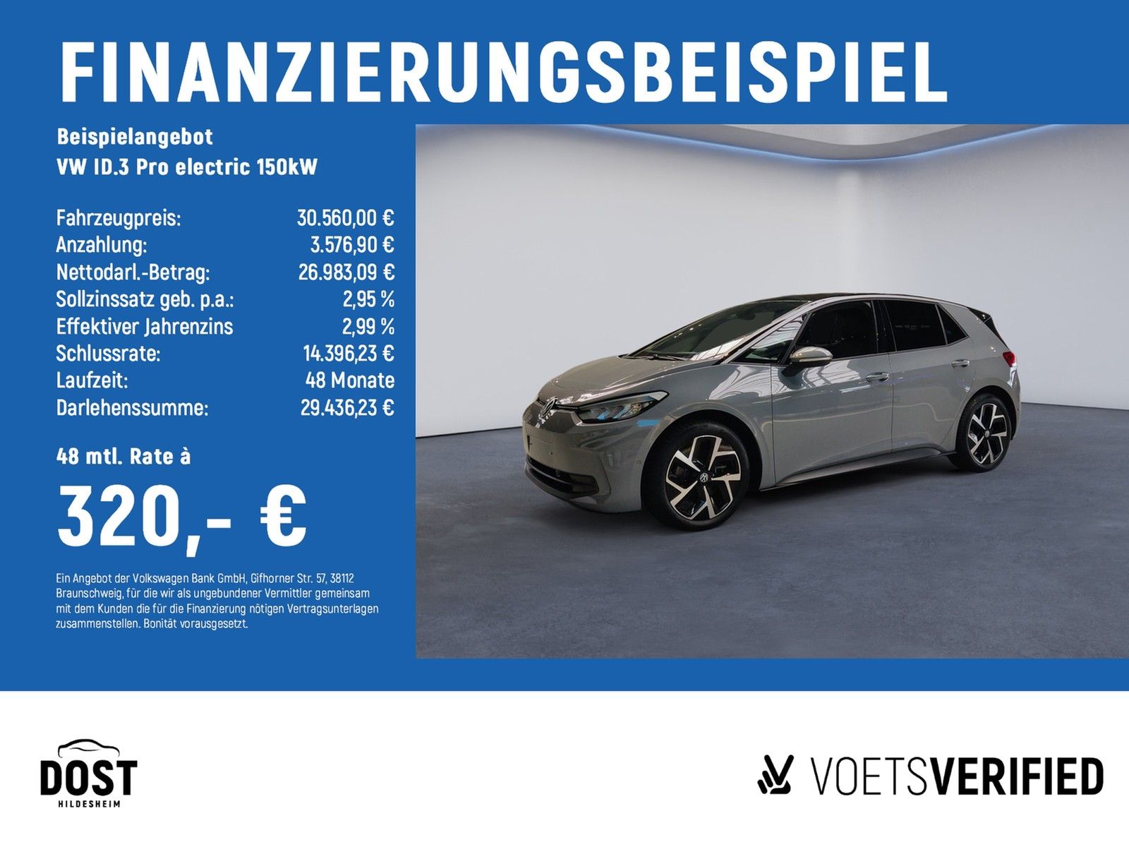 Volkswagen ID.3 Pro electric 150kW NAVI+SHZ+RearView+KLIMA