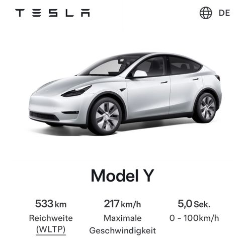 Tesla Model Y Long Range LR AHK MATRIX Dual Motor AWD