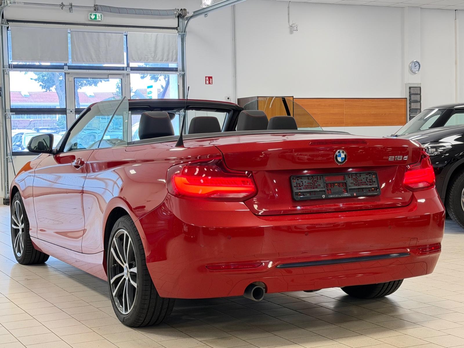 BMW 218d Cabrio Sport Line/Navi/KeyLes/FernLAss/AHK