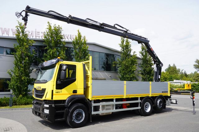 Iveco Stralis 6x2 E6 420 / Crane HIAB XS 144 B-Hiduo