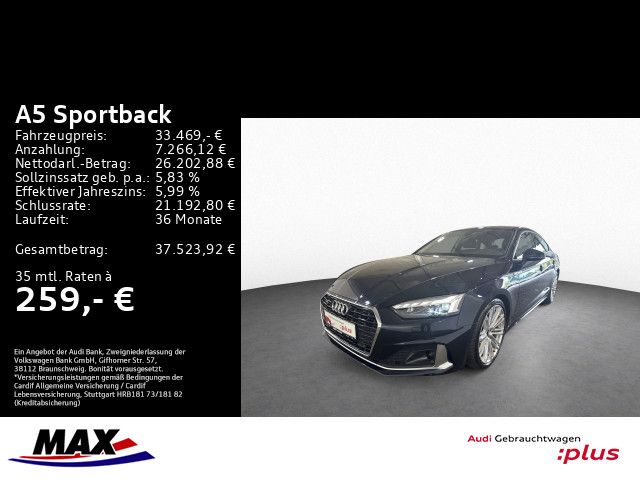 Audi A5 Sportback 45 TFSI QUATT ADVANCED MATRIX B&O K foto 2