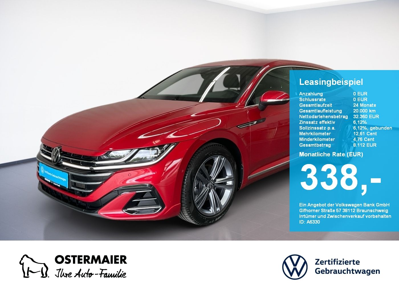 Volkswagen Arteon Shootingbrake R-LINE 2.0TDI 150PS NP.69T