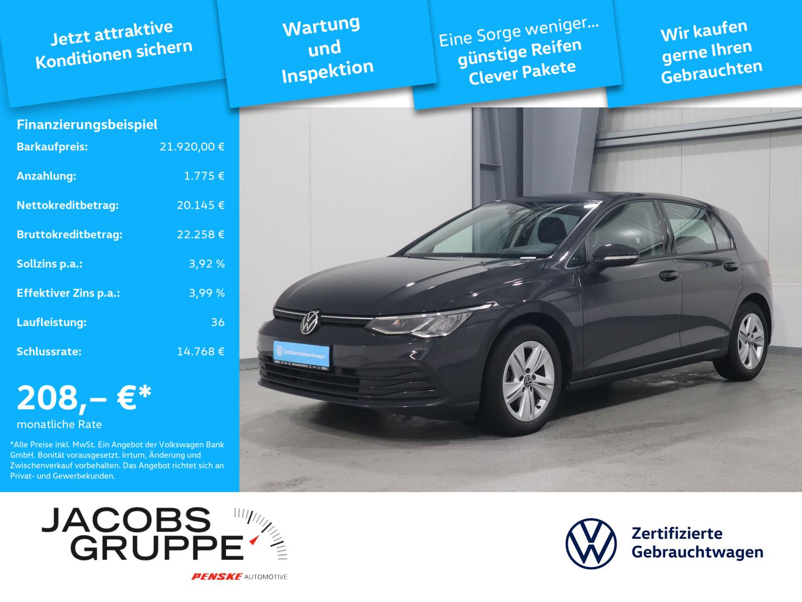 Volkswagen Golf VIII 1.5 eTSI DSG Life APP*SHZ*LED*Klima