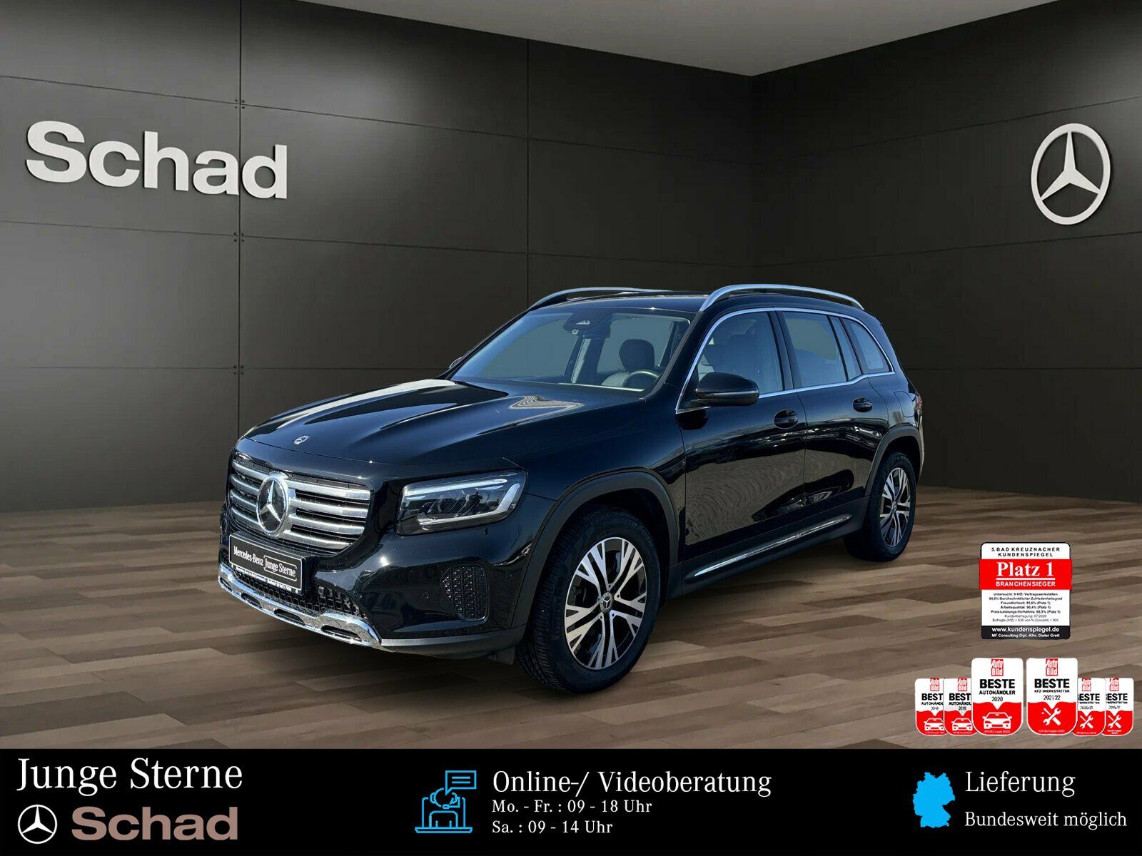 MERCEDES-BENZ GLB 250 4 M PROGRESSIVE +NAVI+AHK+DISTR+LED+KAM+