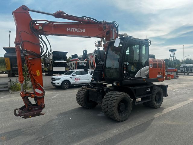 Hitachi ZX140 mit Oilquick , Deutsche Maschine