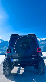 Jeep Wrangler 3.6l V6 37 wheels - silberne Jeep Wrangler