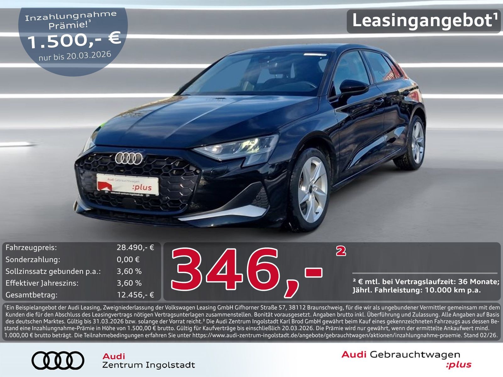 Audi A3 Sportback 30 TDI NAVI+ LED AHK 17" Advanced
