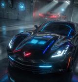 Corvette C7 Stingray Z51  HUD  3LT  Carbon Panorama Targa - gebrauchte Corvette Sportwagen