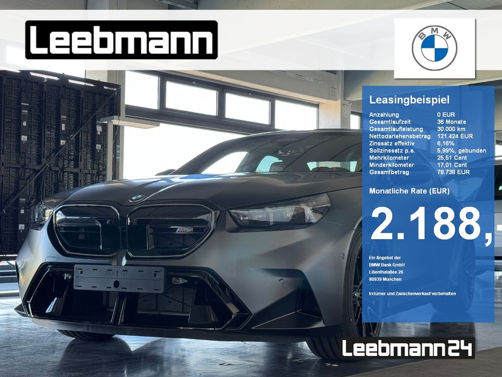 BMW M5 Limousine 0,5%-Versteuerung Ultimate Package