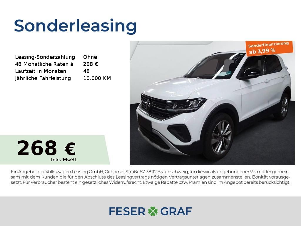 Volkswagen T-Cross Goal 1.0 TSI DSG Navi AHK LED SiHz