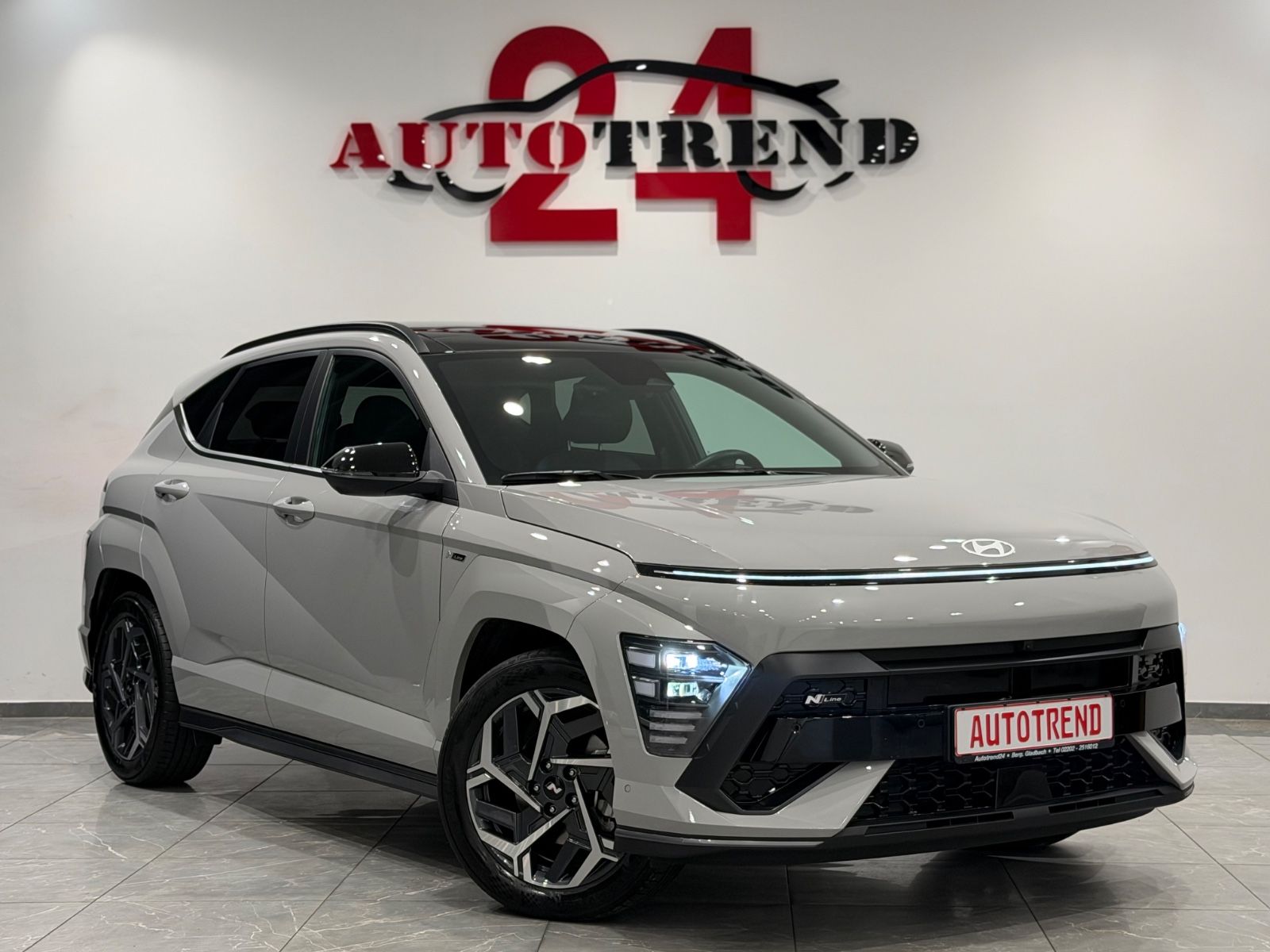 Hyundai Kona N Line Hybrid CYBER GREY PANORAMA+°360 imagem 2