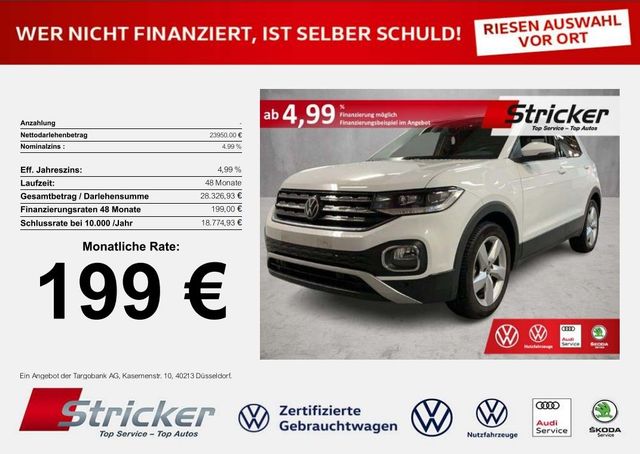 Volkswagen T-Cross Style 1.5TSI DSG 199,-ohne Anzahlung ACC