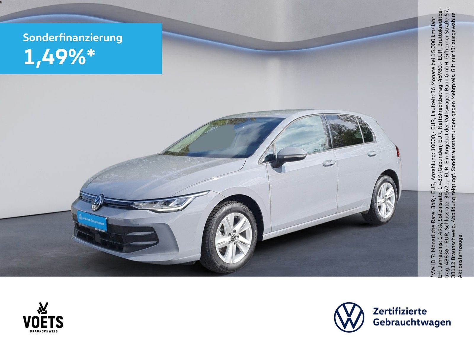 Volkswagen Golf VIII Life 1.5 eTSI DSG LED+RearView+ACC