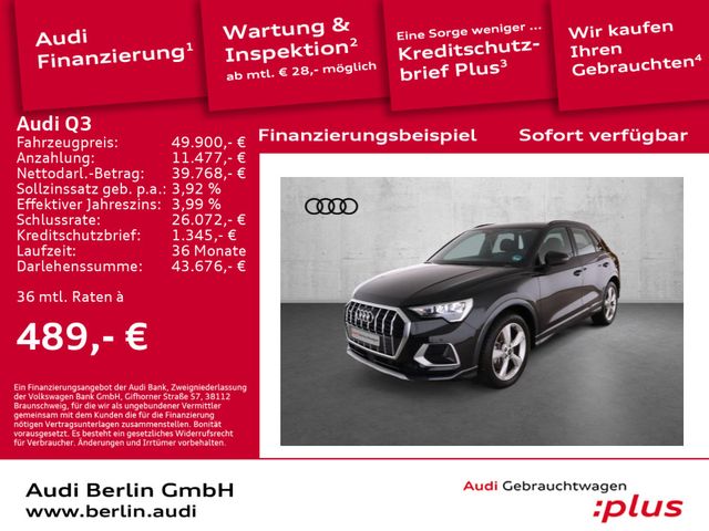 Audi Q3 advanced 40 TDI qu. S tr. RFK AHK VIRTUAL