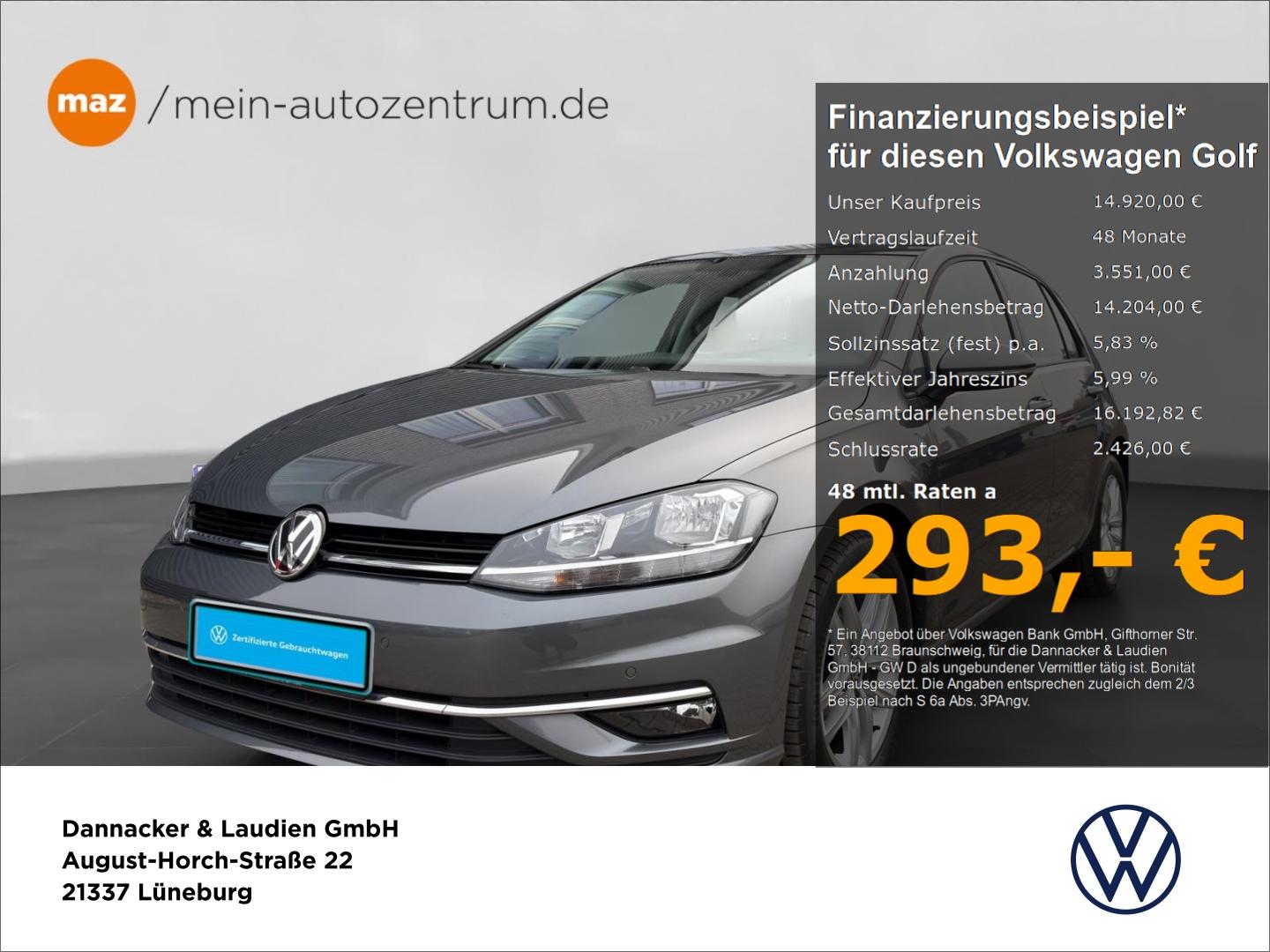 Volkswagen Golf VII 1.0 TSI Comfortline Alu AHK PDC LED-Tag
