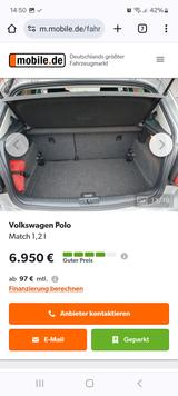 Volkswagen Polo 1.2 Match - Volkswagen Polo aus 2013 mit Benzin-Antrieb: Kleinwagen