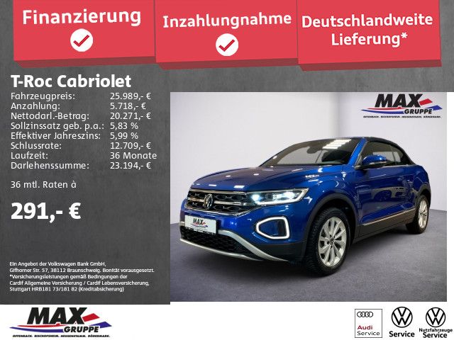 T-Roc Cabriolet 1.0 TSI STYLE LED+KAMERA+APP+DCP