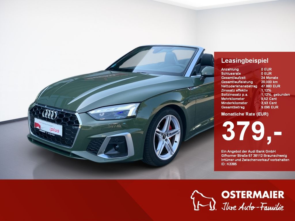 A5 Cabriolet S-LINE 40 TDI S-TRONIC AHK.MATRIX.A