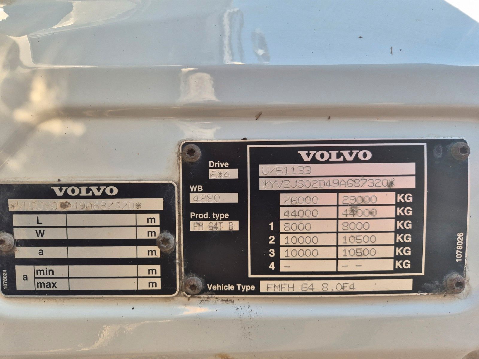 Fahrzeugabbildung Volvo FM13 440 6x4 Retarder Hydraulik