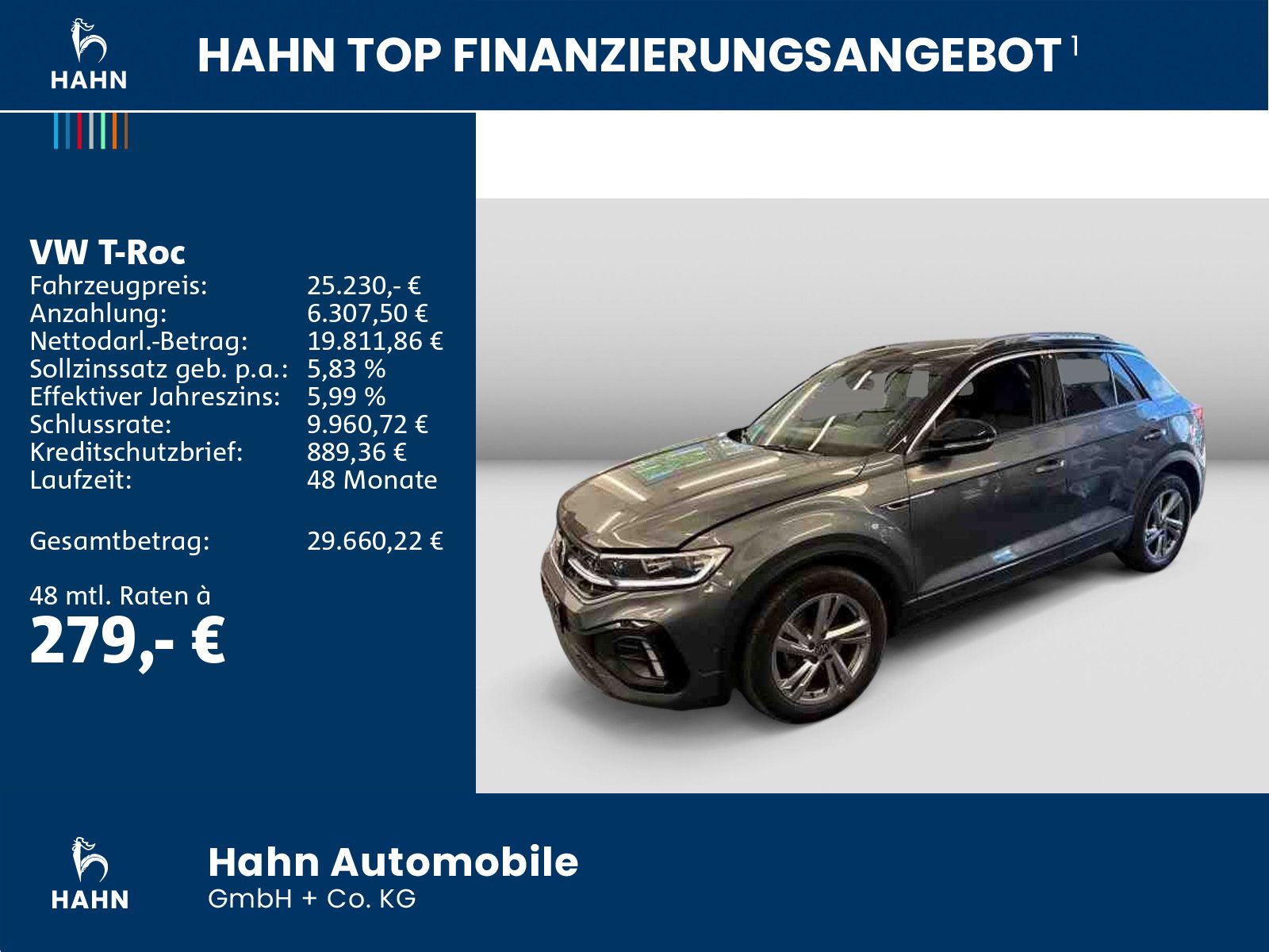 Volkswagen T-Roc 1.5TSI DSG R-Line AHK Leder Matrix Nav Cam imagem 2