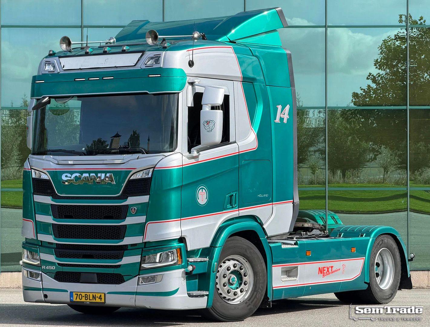 Scania R450 EURO 6 FULL AIR RETARDER 2x TANKS HOLLAND-T