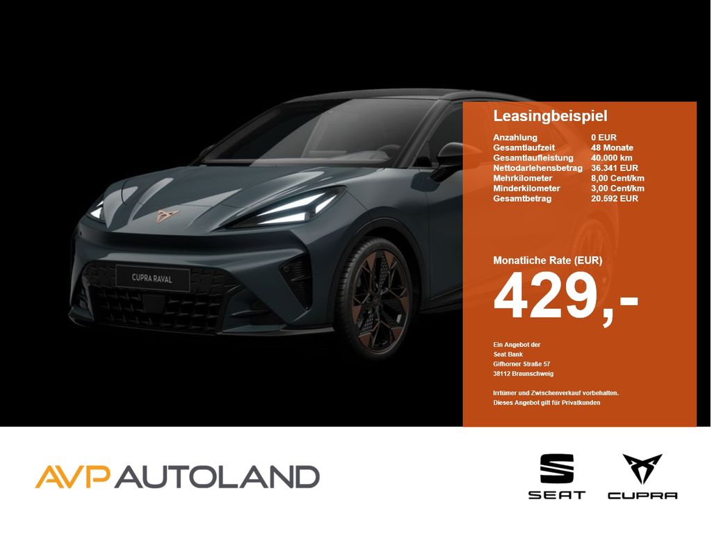 Cupra Raval 155 kW 52 kWh Endurance