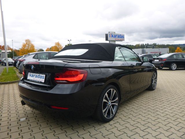 Fahrzeugabbildung BMW 230i Cabrio Sport Line>Sport AUT/Sport-Line/LED<