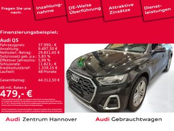 Audi Leasingangebot: Audi Q5 S line quattro 40 TDI Kamera AHK Navi virtual
