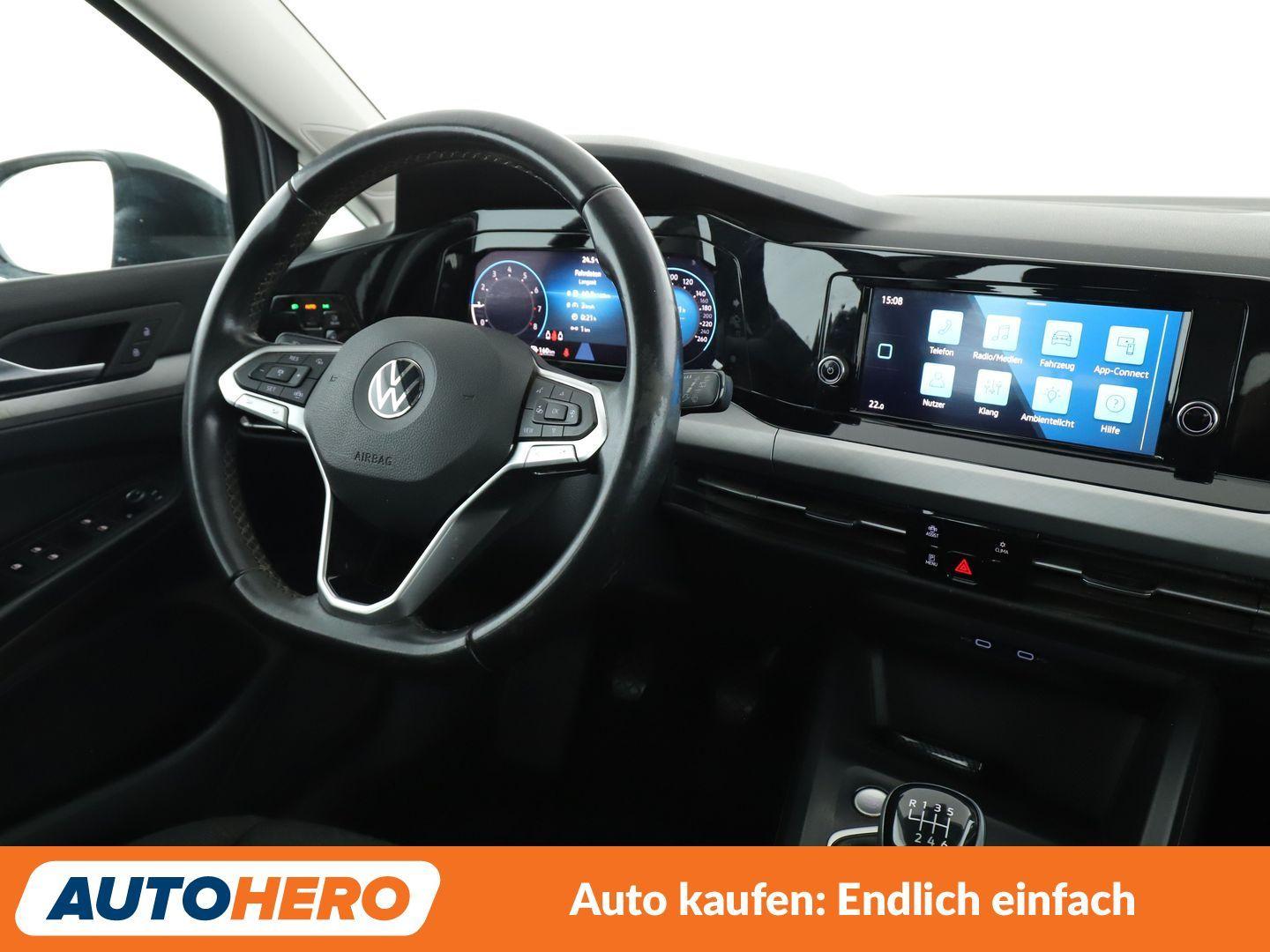 Volkswagen Golf VIII 1.0 TSI Life*ACC*PDC*PANO*BLUETOOTH*, миниатюра 12